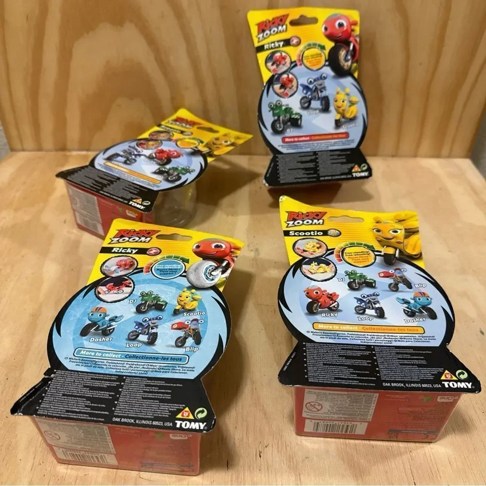4 Lot Ricky Zoom Scootio Yellow Scooter 4